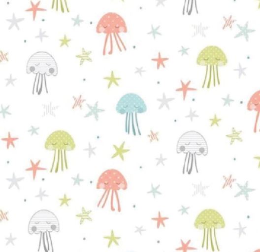 Saco de Semillas Termico Infantil Estrella, Modelo Medusas.