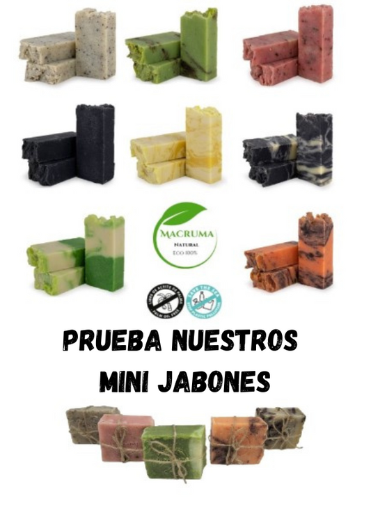 Caja Mini Jabones Artesanos surtidos.