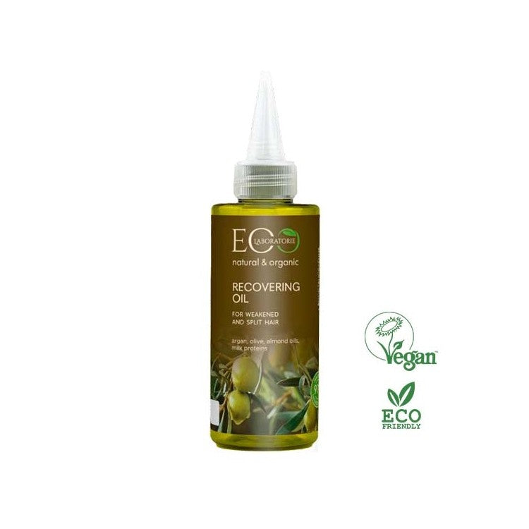 Aceite capilar reparador con aceite de oliva — Nutre y recupera, 150 ml