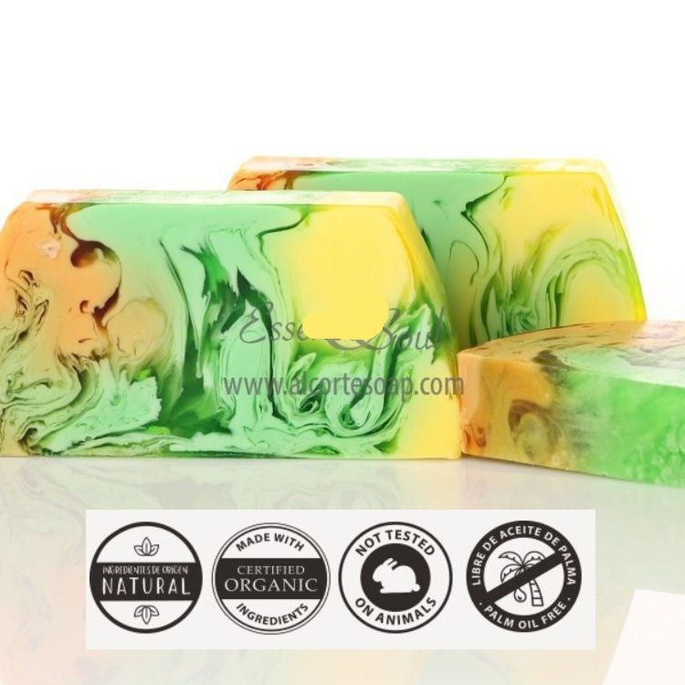 Savon à la Glycérine Végétale à l'Ananas. 90-100g