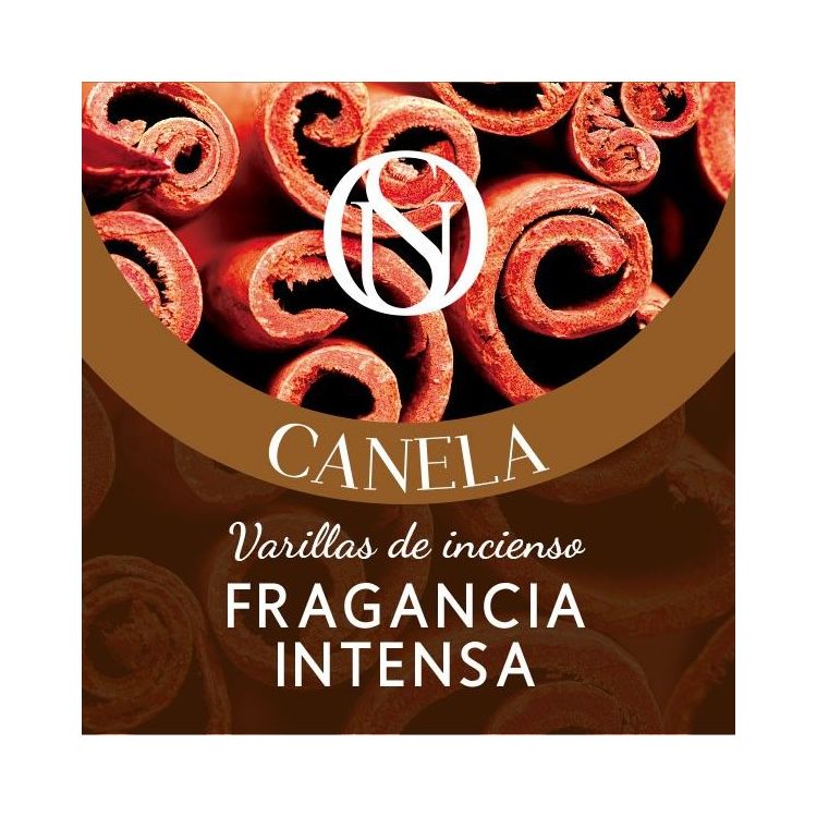 Varitas de Incienso de larga duracion con Aceites Esenciales- Canela. 10 varillas.