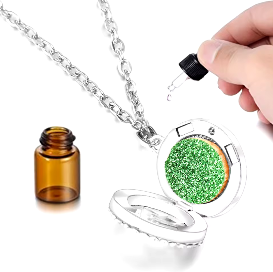 „Blume des Lebens“ Wiederaufladbarer Aroma-Diffusor-Anhänger