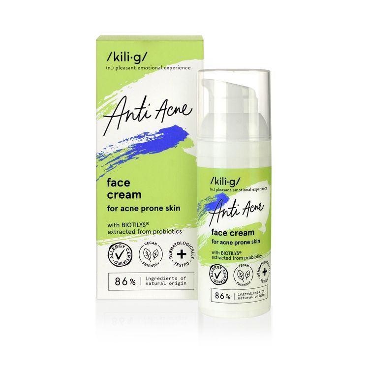 Crème visage anti-acné. 50 ml