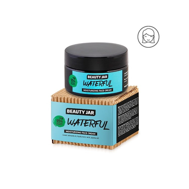 Crème hydratante pour le visage à l'amande et à l'acide hyaluronique. 60ML