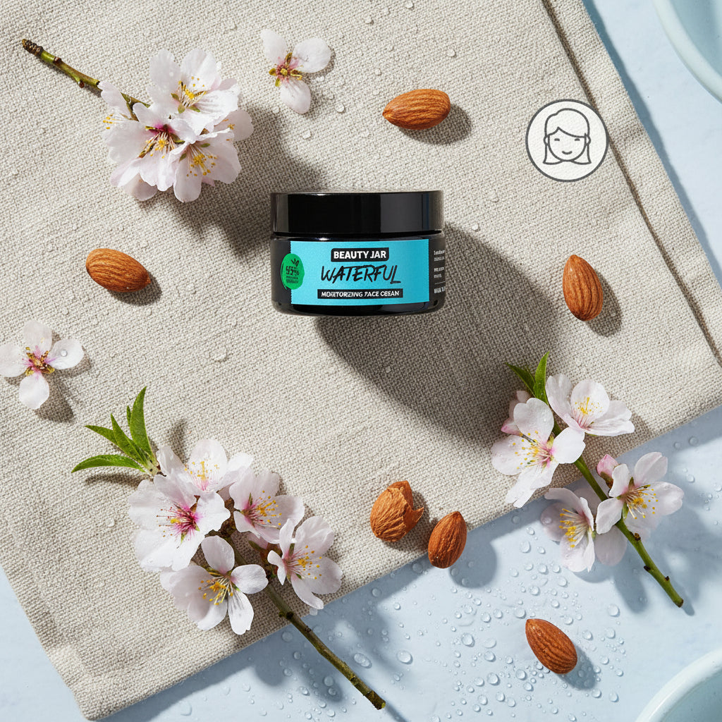 Crema Facial Hidratante de Almendras y Ácido Hialuronico. 60ML