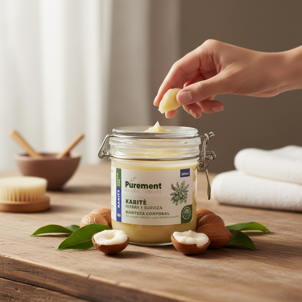 Manteca de Karité Pura 100% Natural — Hidratación Intensa 500 ml