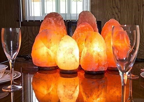Lampe au sel naturel de l’Himalaya. 1 à 2kg.