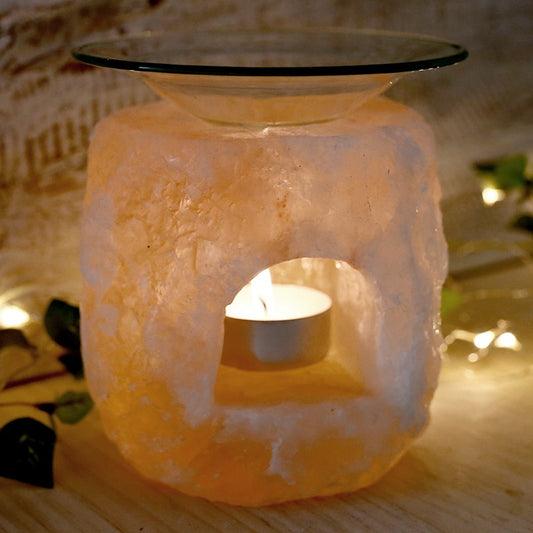 Quemador de aceites de Sal del Himalaya.