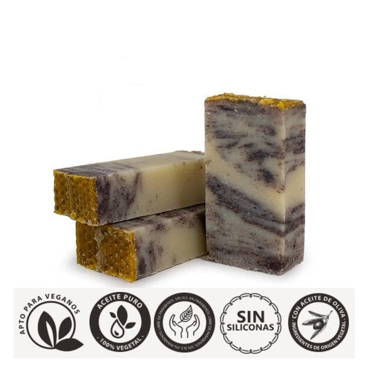 Jabon artesano de Aceite de Oliva con Propoleo. 90-100gr