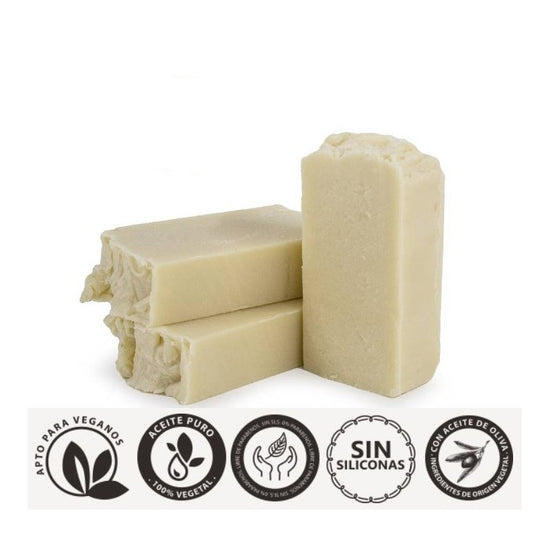 Jabon Artesano de Aceite de Oliva con Leche de Cabra. 90-100gr