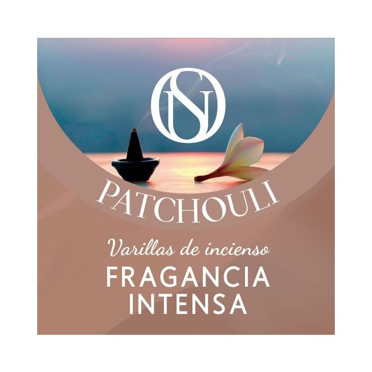 Varitas de Incienso de larga duracion con Aceites Esenciales- Pachuli. 10 varillas.