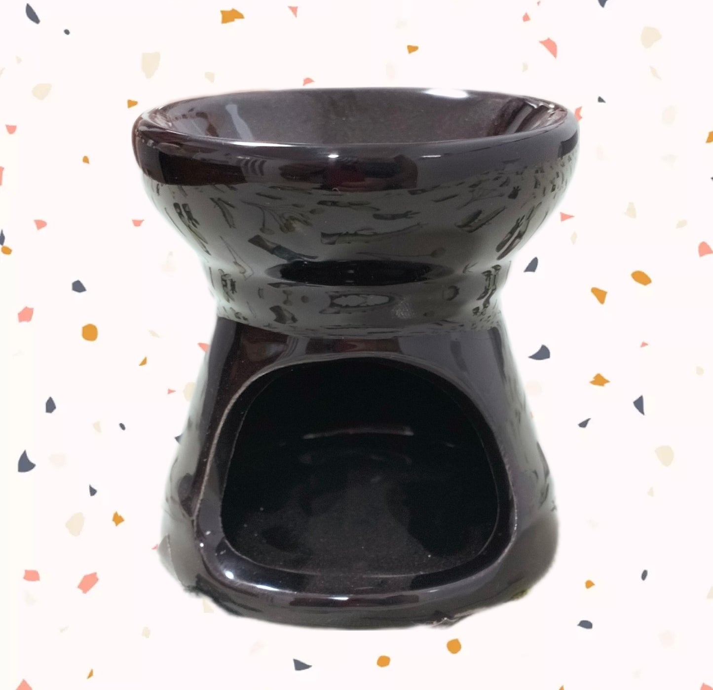 Quemador difusor de Esencias naturales Basic . Negro.