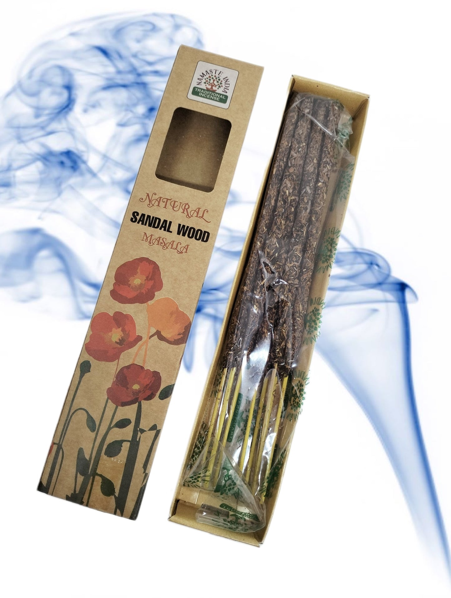 Incienso Artesano de Sándalo. 25gr en Varitas.