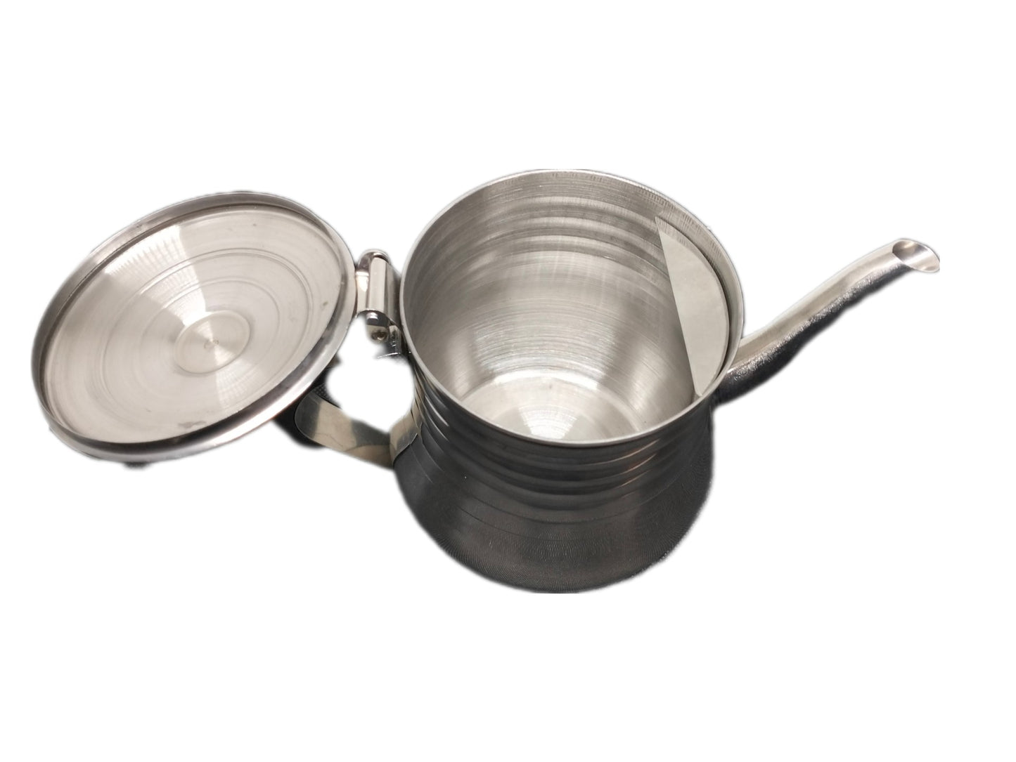 Tetera de acero inoxidable sin filtro de infusiones. 1L