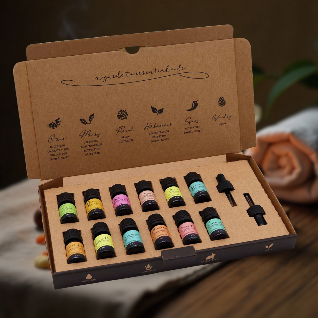 Set de Aceites Esenciales de Aromaterapia . Paseo Otoñal.