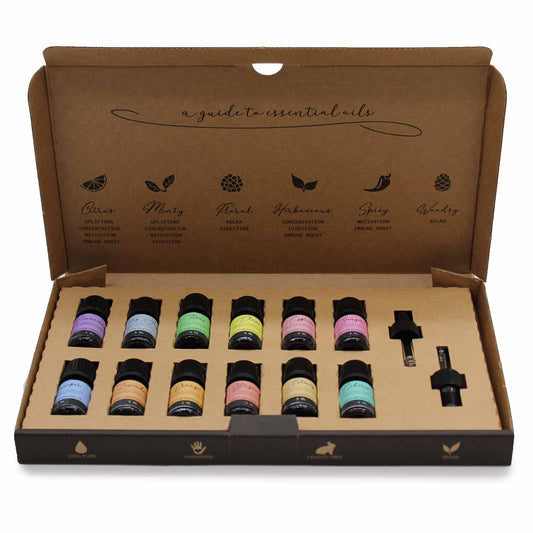 Set Aceites Esenciales «Paseo Otoñal» — Aromas otoñales 100% naturales, ideal para aromaterapia