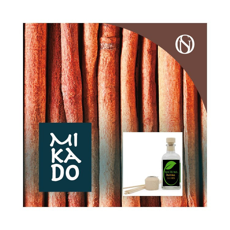 Mikado con esencias naturales de Canela. 100ml