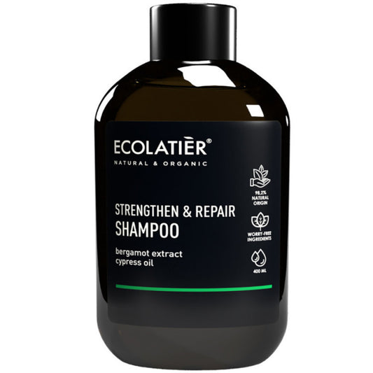 Stärkendes und regenerierendes Shampoo gegen Haarausfall. 400 ml