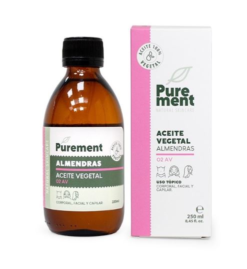 Aceite Vegetal Puro de Almendras. 250ml