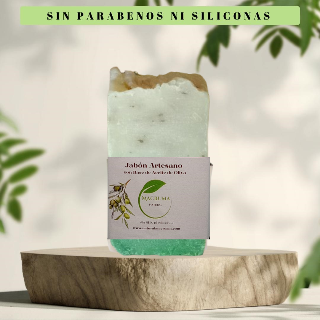 Savon artisanal à l’huile d’olive avec Rue. 90-100g