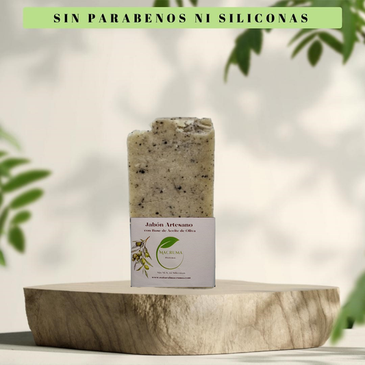 Handgemachte Olivenölseife mit Hafer und Kokosnuss. 90-100 g