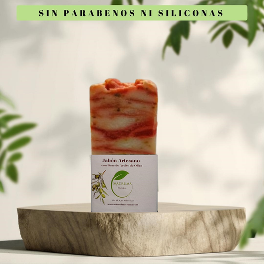 Handgemachte Olivenölseife mit Ringelblume. 90-100 g