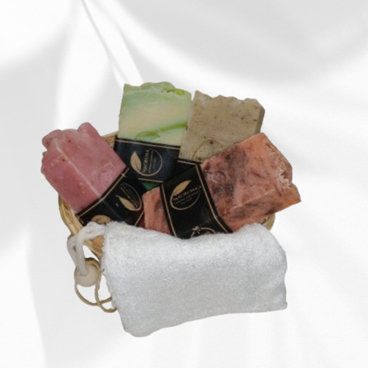 Cesta Combinada de Jabones Artesanos.