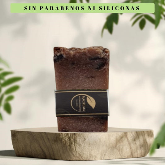 Jabon artesano de Aceite de Oliva con Chocolate. 90-100gr