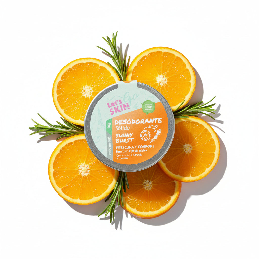 Desodorante en Crema Sunnt Burst con Naranja y Romero . 50gr
