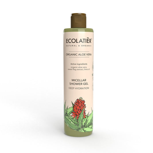 Gel de ducha micelar de Aloe Vera Ecologico. 350ml