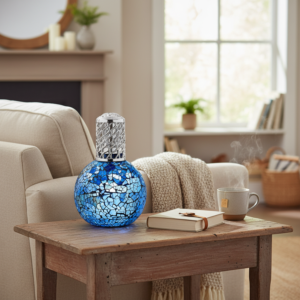 Lampara Catalitica Mosaico de Media Noche. 200ml