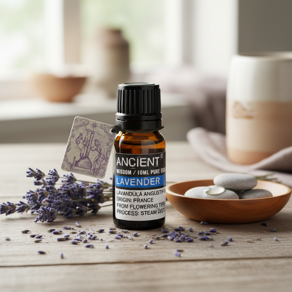 Aceite esencial de lavanda 10 ml — Puro 100% natural para aromaterapia