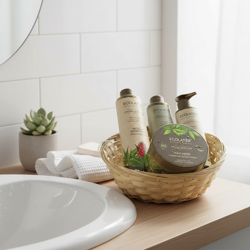 Cesta Regalo Línea Aloe Vera Artesanal