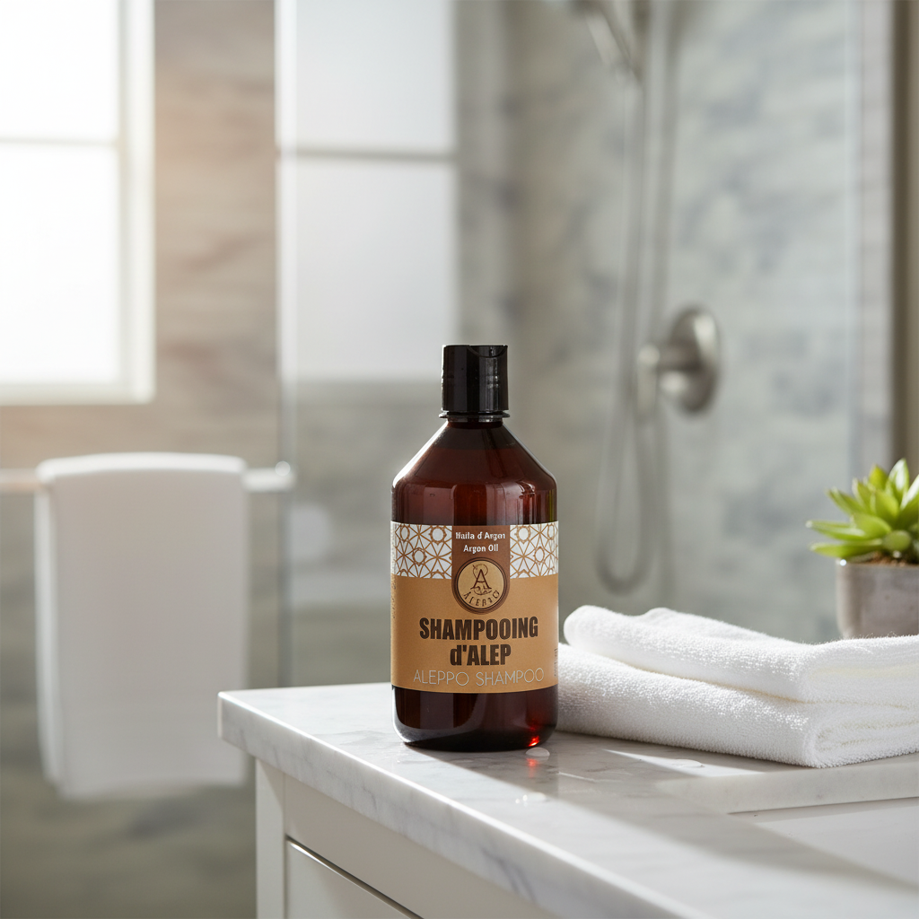 Shampoing d'Alep à l'Huile d'Argan 350 ml