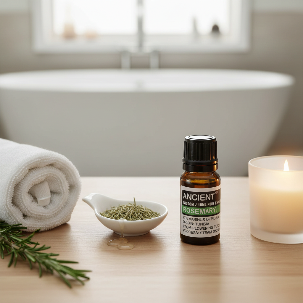 Aceite esencial de Romero 10 ml — 100% puro para aromaterapia y cuidado capilar