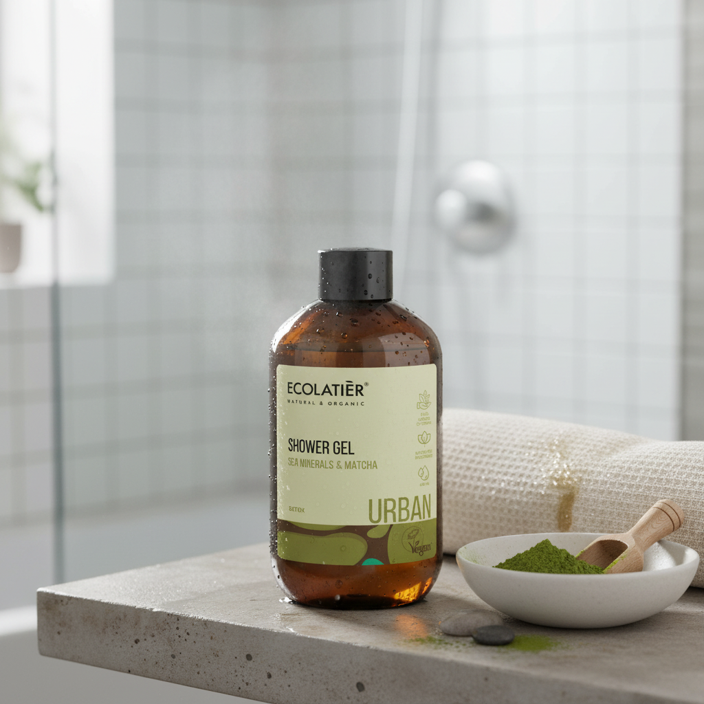 Gel de ducha Minerales Marinos y Matcha. 600ml