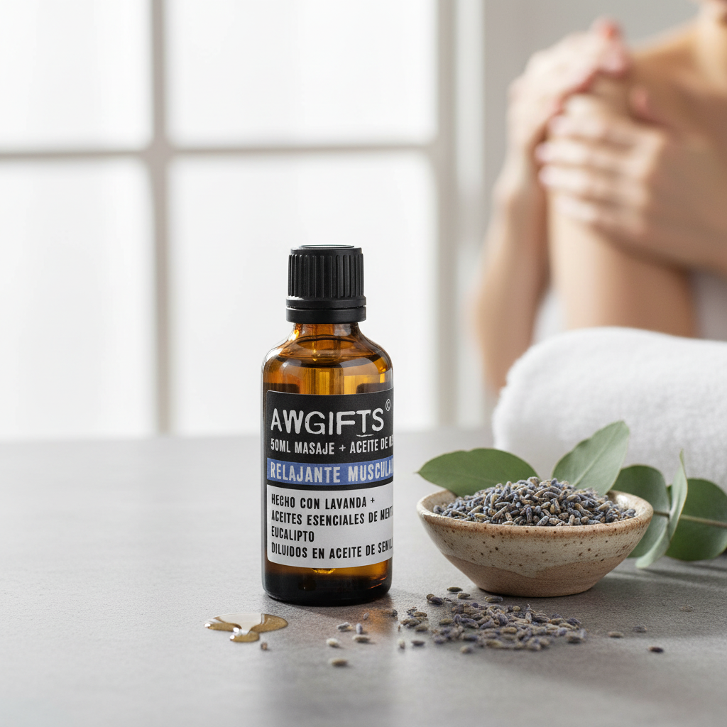 Aceite de Masaje Muscular — Alivio y Recuperación Natural