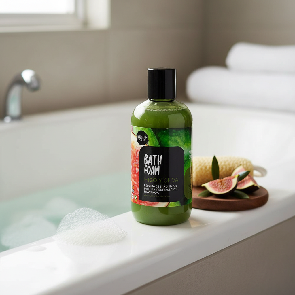 Handgemachter Badeschaum mit Feigen und Oliven. 250 ml
