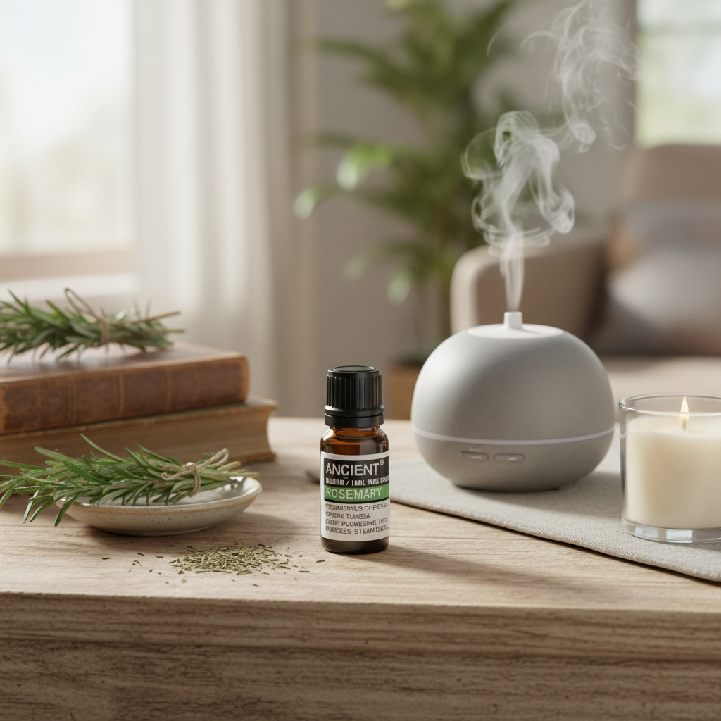 Aceite esencial de Romero 10 ml — 100% puro para aromaterapia y cuidado capilar