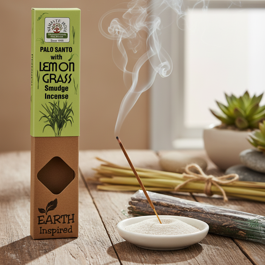 Encens artisanal Palo Santo à la citronnelle. 30gr en Baguettes.
