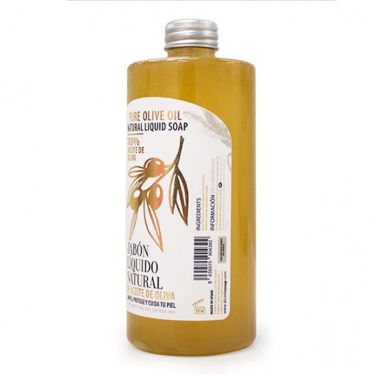 Jabon Liquido Natural de Aceite de Oliva 500ml