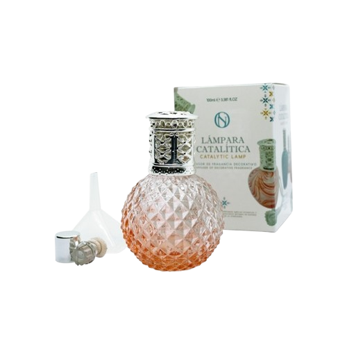 Lampara Catalitica Diamante Naranja. 100ml