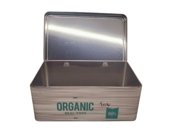 Caja Metalica para Infusiones. 19x12x7