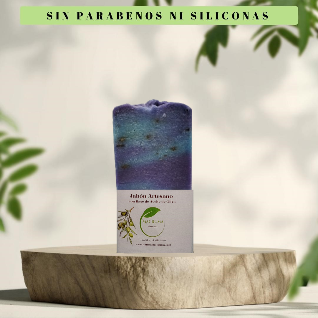 Savon artisanal à l’huile d’olive à la lavande. 90-100g