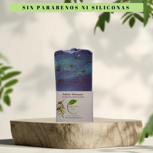 Handgemachte Olivenölseife mit Lavendel. 90-100 g