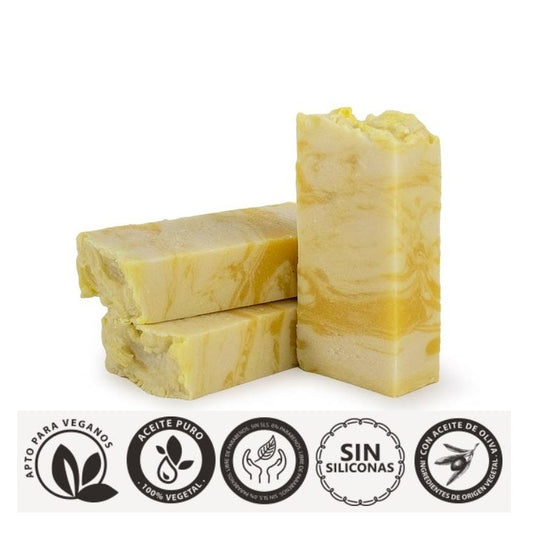 Cesta Basic Jabones Artesanos y Vela de Soja Natural