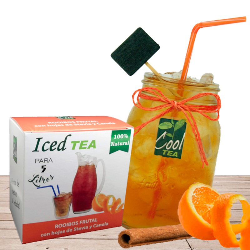 Té Helado 100% Natural de Rooibos Frutal.