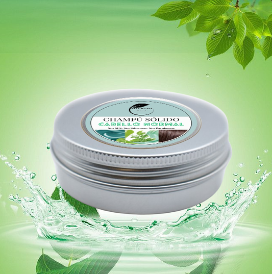 Shampoing solide pour cheveux normaux. 60g