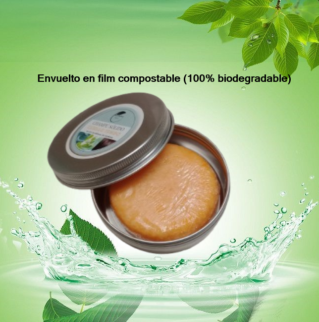 Shampoing solide pour cheveux gras. 60g